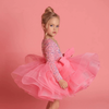 Robe tutu à paillettes et col en V profond (prend en charge la personnalisation en une seule pièce)