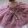 Robe sans manches princesse rose éblouissante