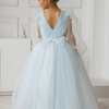 Robe de princesse en tulle longueur au sol