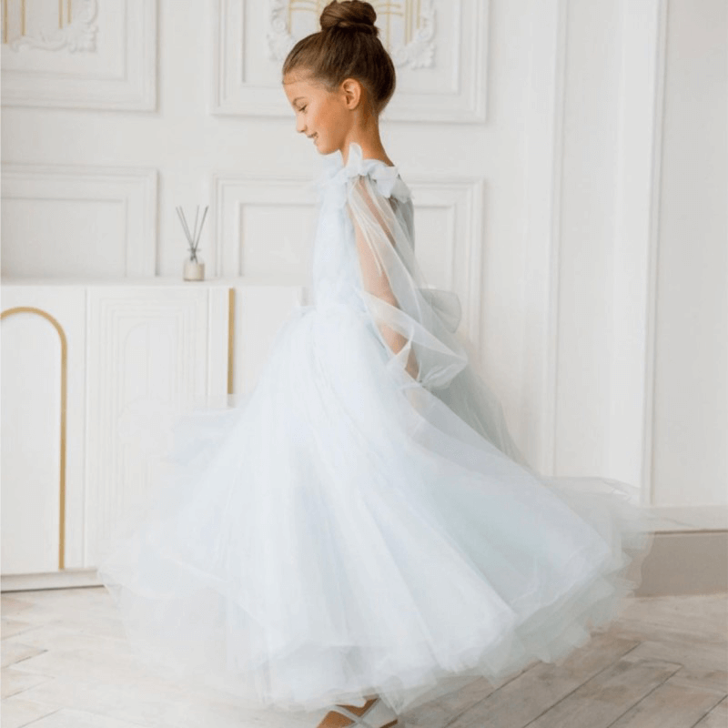 Robe de princesse en tulle longueur au sol