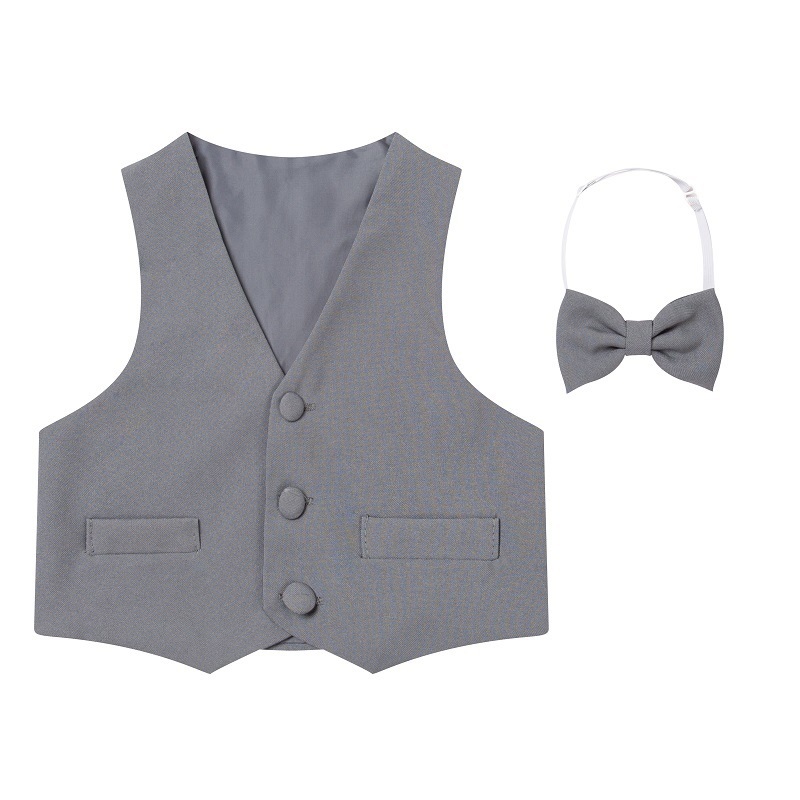 Ensemble de vêtements formels gris pour bébé garçon 