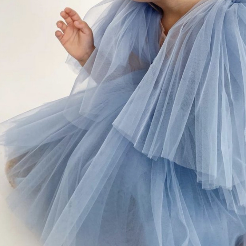 Princesse Tutu Cap Sleeve Tulle bleu Derss