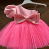 Robe tutu princesse à épaules dénudées et nœud