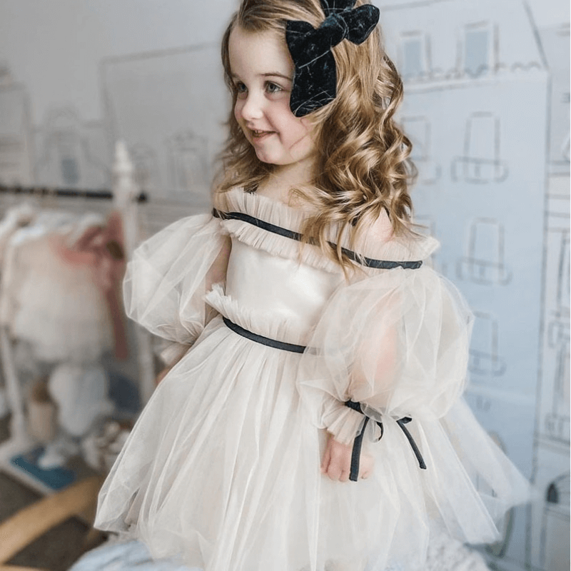 Robe tutu princesse à épaules dénudées