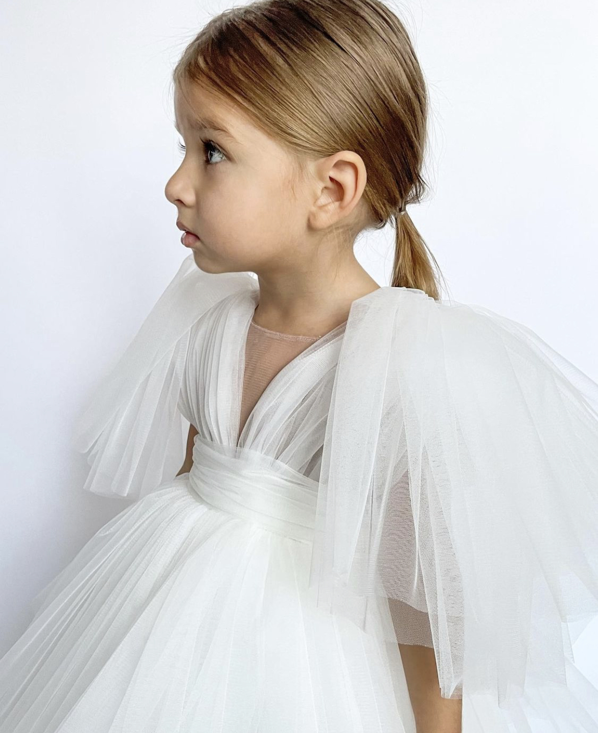 Princesse Tutu Cap Sleeve Tulle blanc Derss