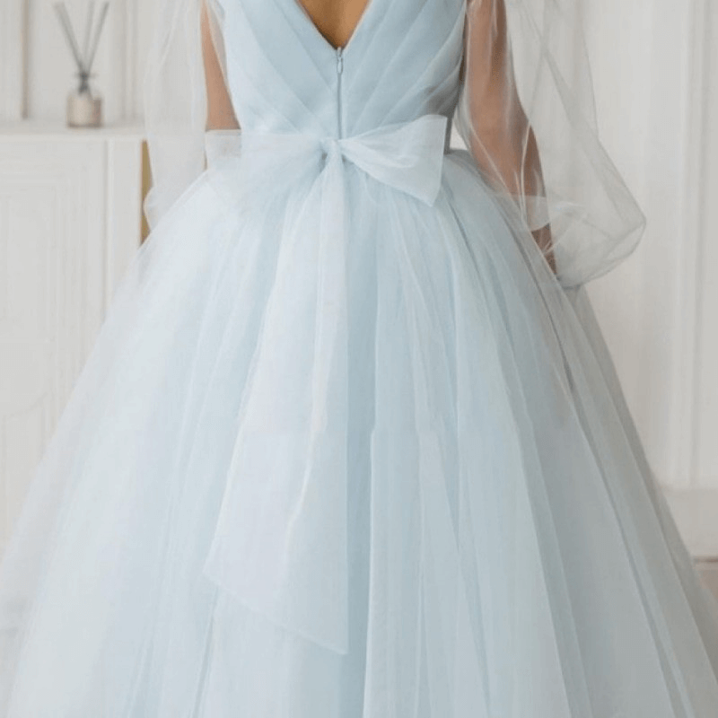 Robe de princesse en tulle longueur au sol