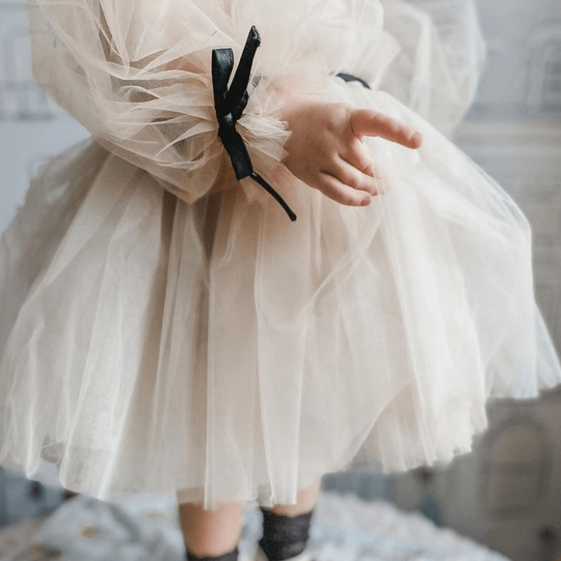 Robe tutu princesse à épaules dénudées