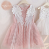 Robe sans manches Princess Pearl avec aile d'ange