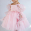 Robe Tutu à épaules dénudées et manches bouffantes